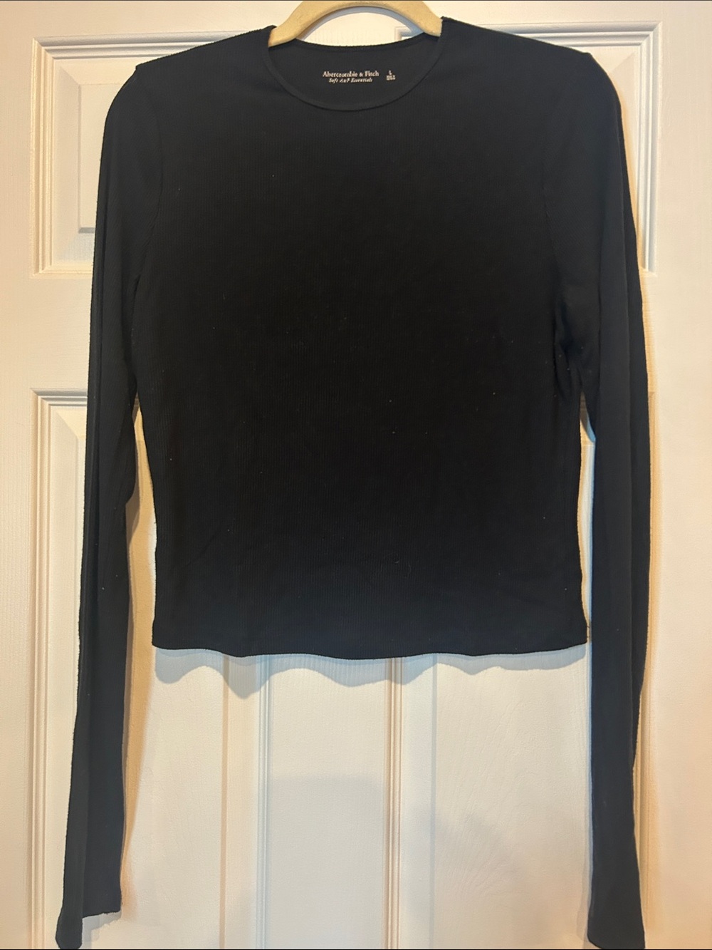 Abercrombie & Fitch Soft A&F Essential Ribbed Long Sleeve